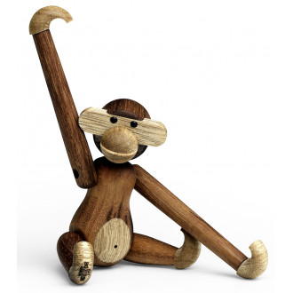 Mini - H9,5cm - teak - monkey