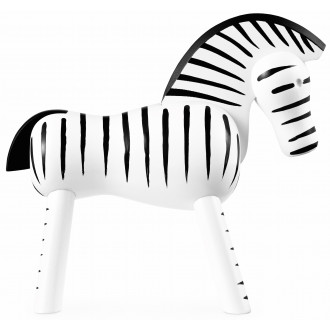 zebra - hand painted beech