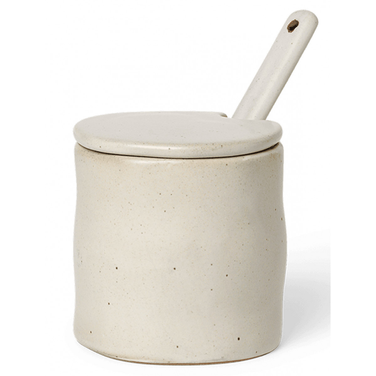 jar with spoon – Flow off-white