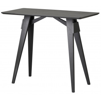 Arco small desk - Stained black