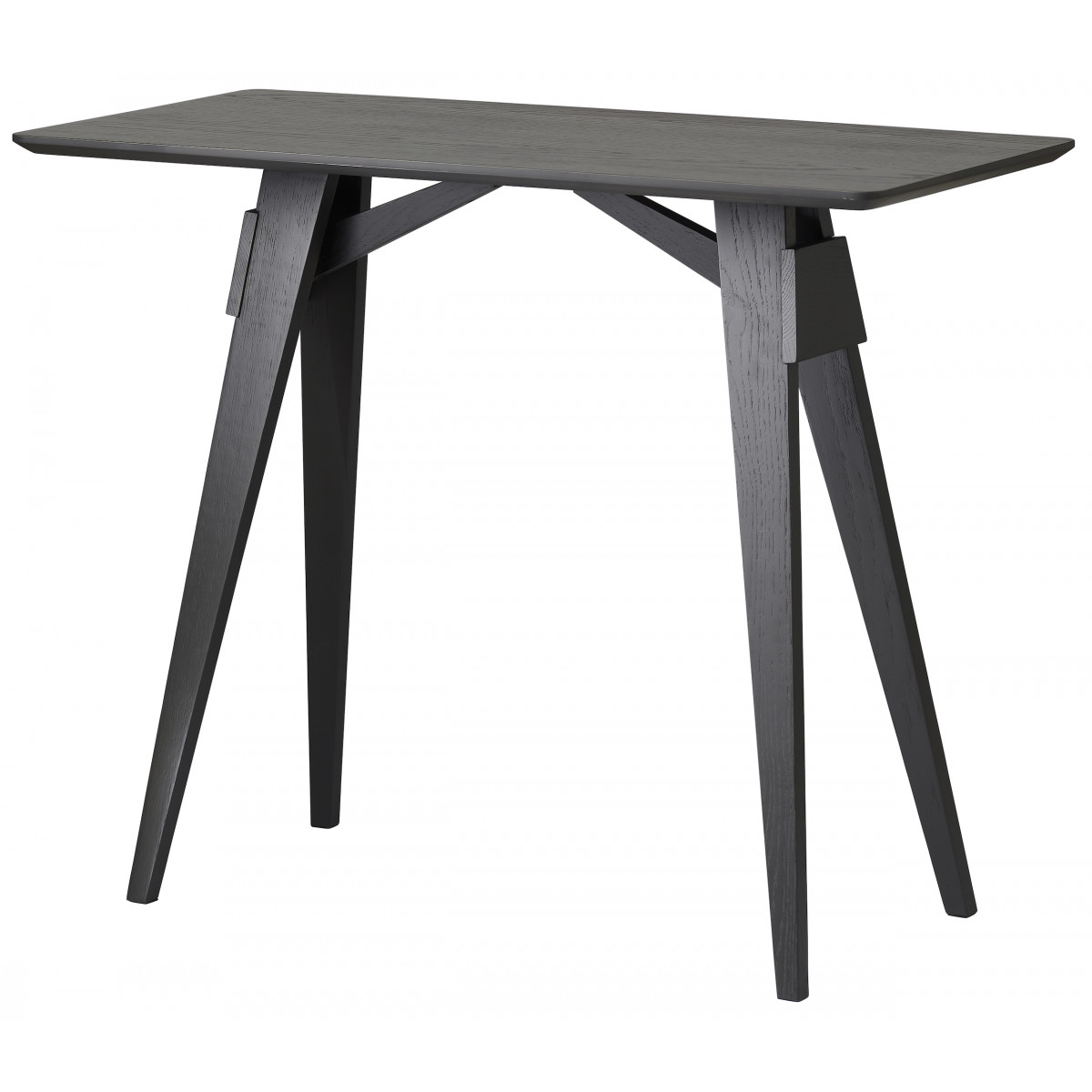 Arco small desk - Stained black