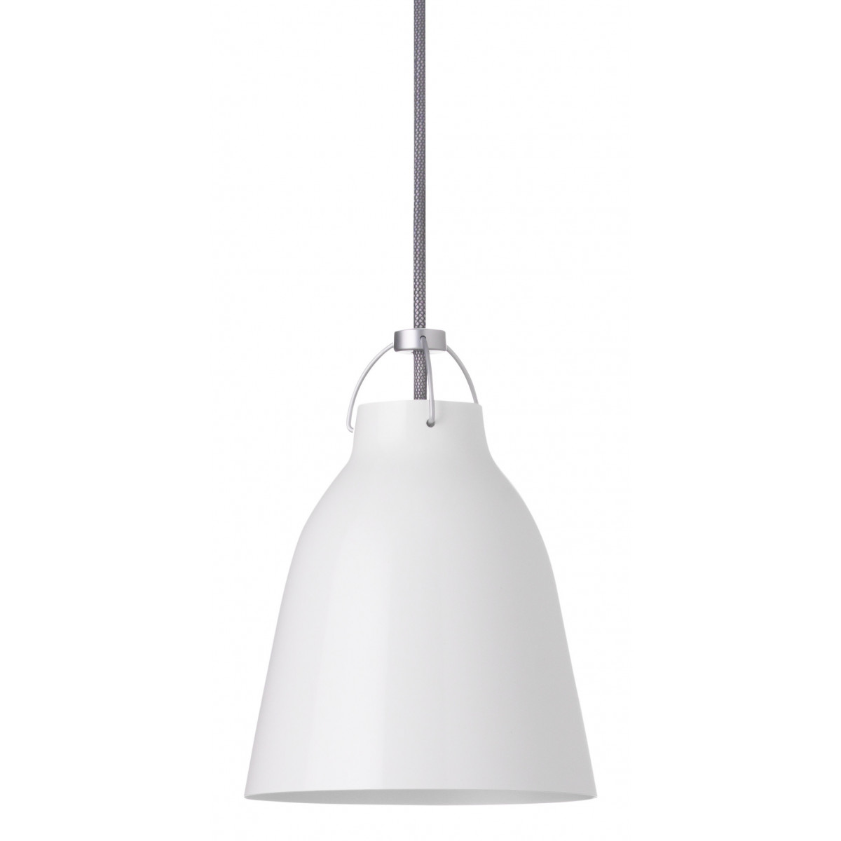 glossy white + grey cable - Caravaggio P1