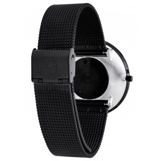 City Hall watch - Ø40mm - black/black, black mesh strap