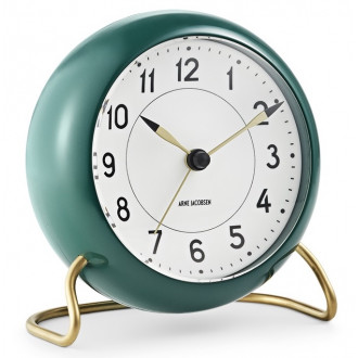 AJ Station alarm clock - green - Arne Jacobsen