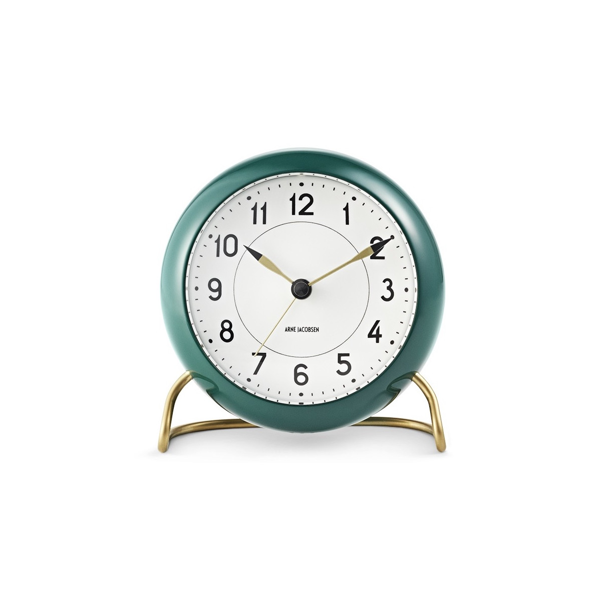AJ Station alarm clock - green - Arne Jacobsen
