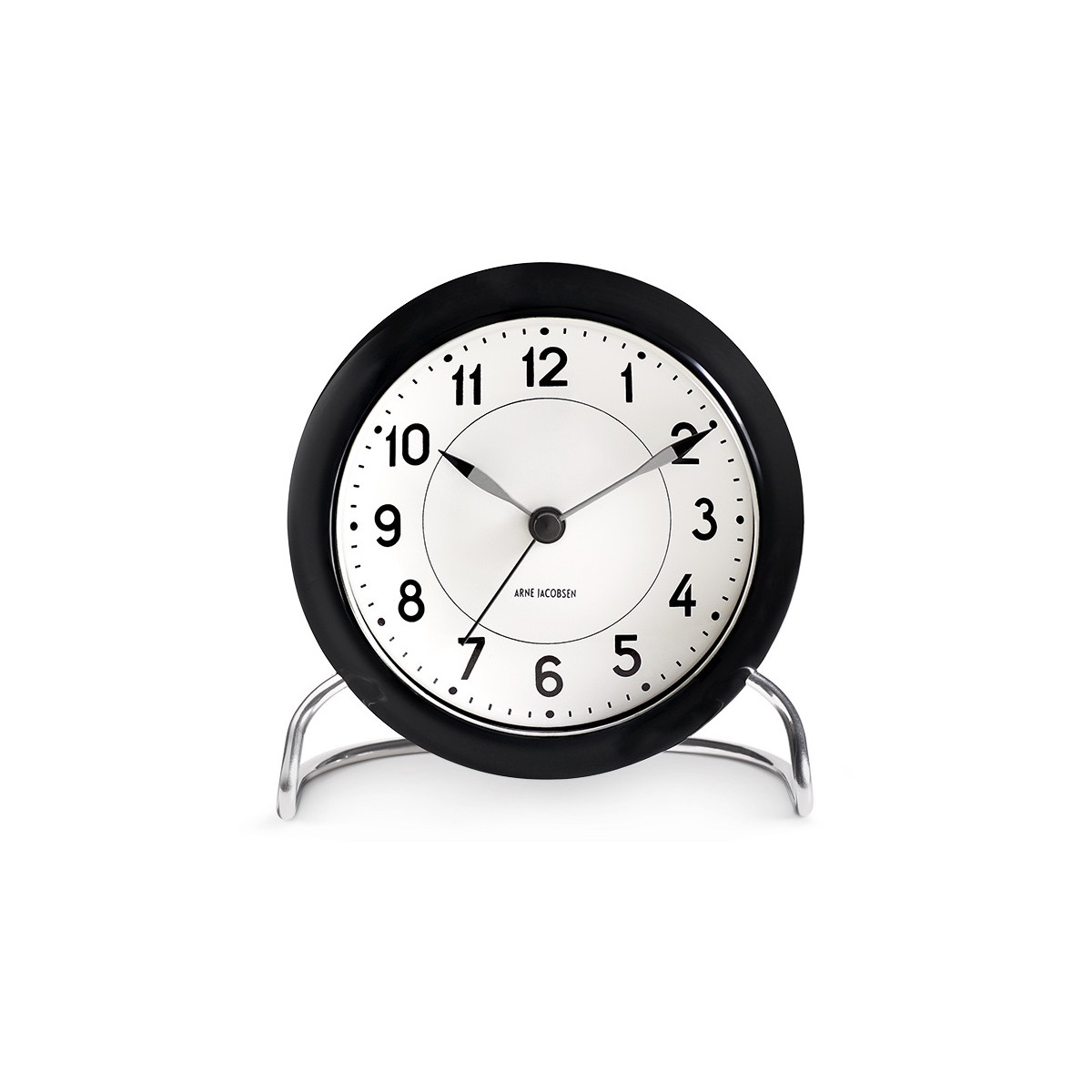 AJ Station alarm clock - black - Arne Jacobsen