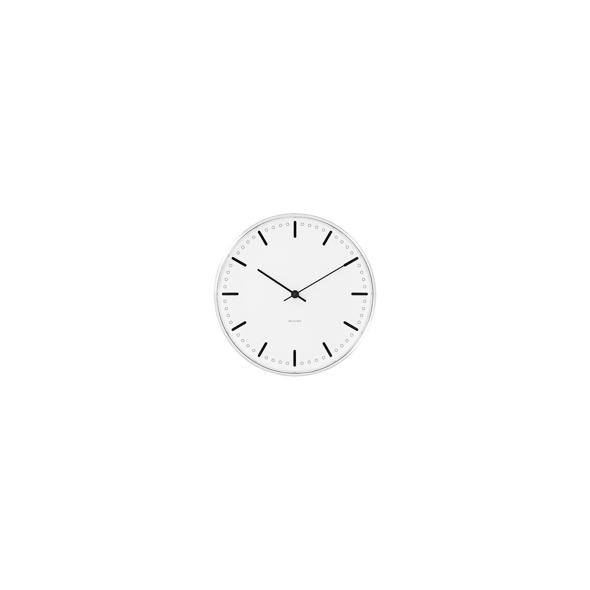 16cm - horloge City hall - blanc