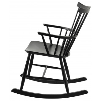 noir - fauteuil à bascule J52G