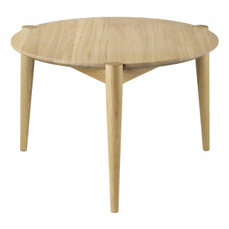 Table Søs D102 - Ø55xH37cm - chêne naturel
