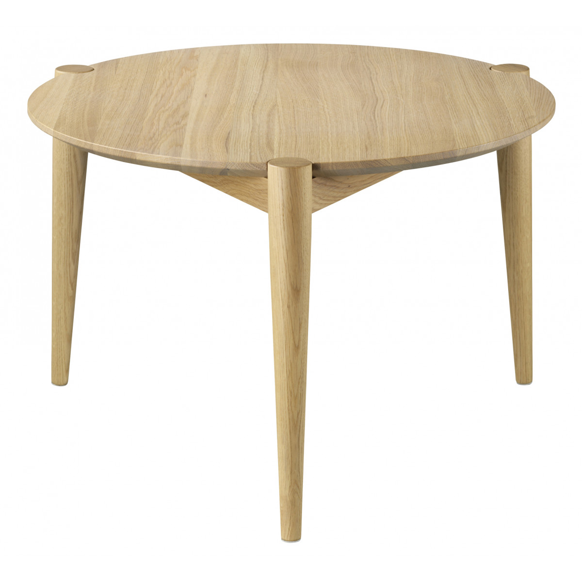 Søs table D102 - Ø55xH37cm - natural oak