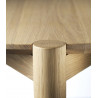 Søs table D102 - Ø55xH37cm - natural oak