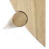 Søs table D102 - Ø70xH43cm - natural oak
