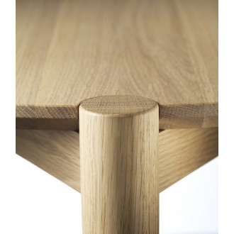 Søs table D102 - Ø70xH43cm - natural oak