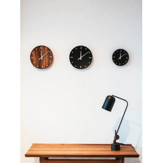 Ø25cm – FJ Clock – Frêne teinté