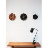 Ø25cm – FJ Clock – Frêne teinté