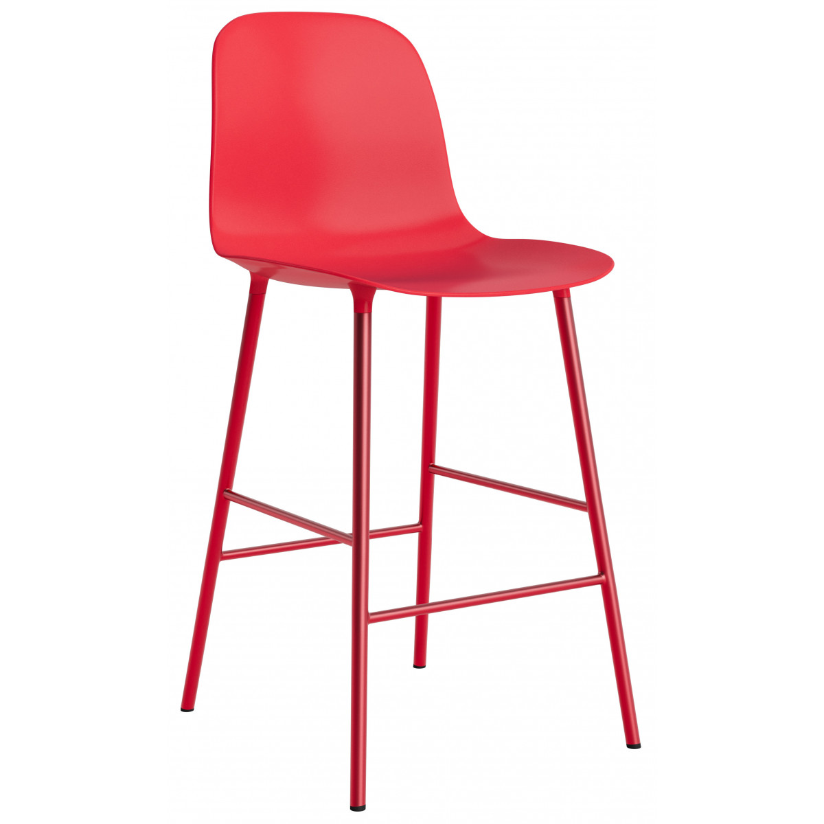 Form Barchair - Bright red - 65 cm or 75 cm