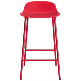 Form Barstool - Bright red - 65 cm or 75 cm