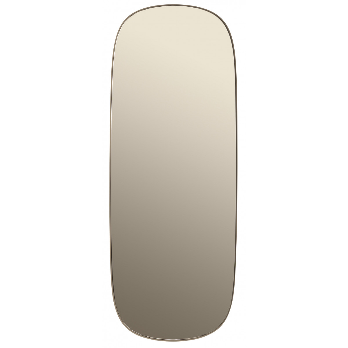 Taupe / Taupe, large - Framed Mirror