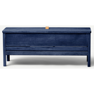 Indigo blue stained ash - A...