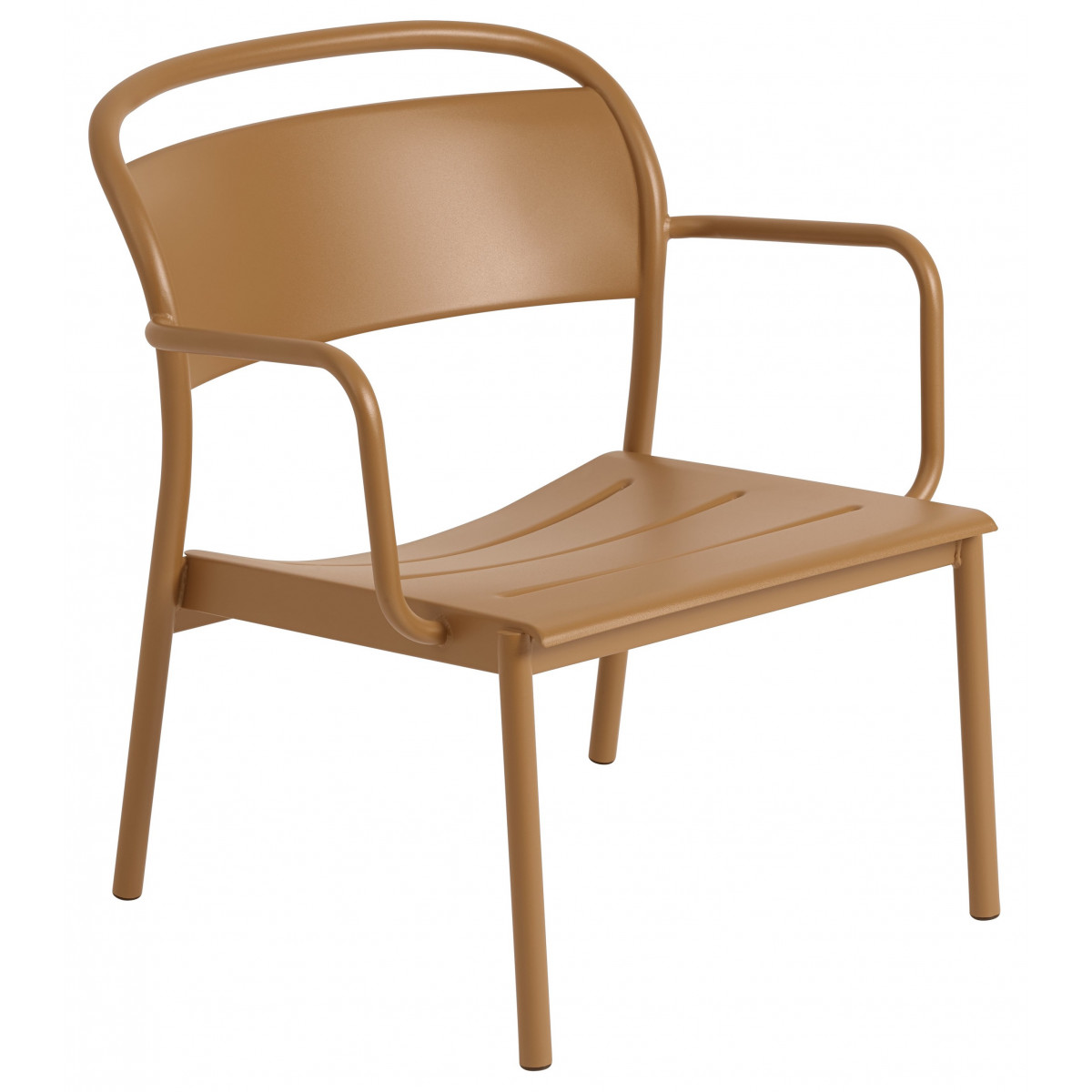 fauteuil lounge orange brûlé - Linear Steel