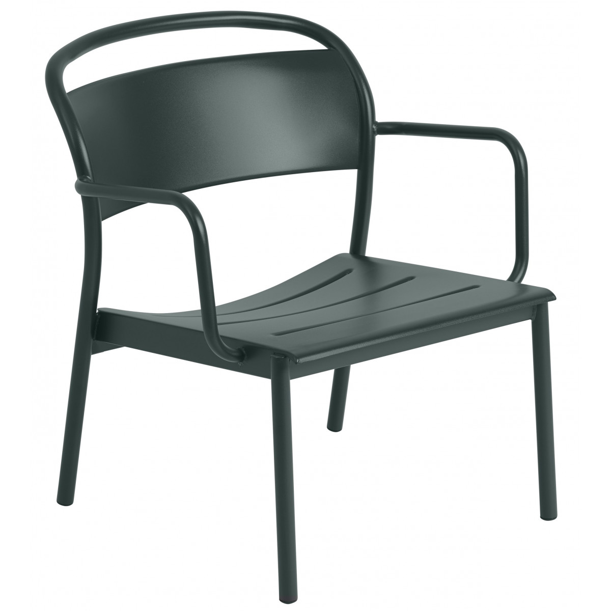fauteuil lounge vert foncé - Linear Steel