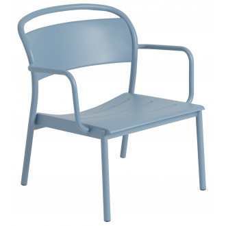 fauteuil lounge pale blue -...
