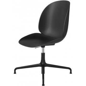 Beetle Meeting chair, Height Adjustable – Without castor – Black shell