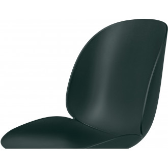 Beetle Meeting chair, Height Adjustable – Without castor – Dark green shell
