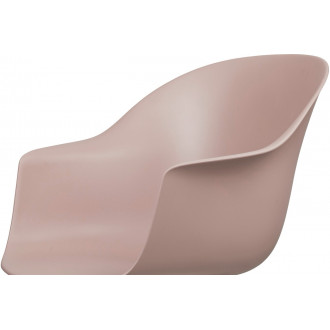 Chaise de bureau Bat, Hauteur réglable – Sans roulettes – Coque sweet pink