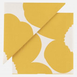 Serviettes en papier Isot Unikot crème jaune 1030660