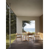 SOLD OUT CAMPAIGN - table Ø110 cm E022 + 4 chairs E008 Embrace Outdoor