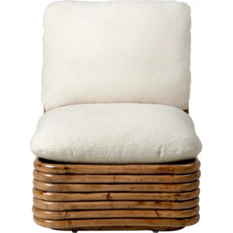 Lounge chair – Bohemian 72 - fabric Lupo Special Diagonal Bouclé 007