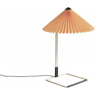 Lampe de table Matin – Ø38 x H52 cm – Pêche