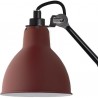 black / round red - Gras 204 double - wall lamp