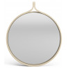 Comma mirror - natural ash - Ø40 cm