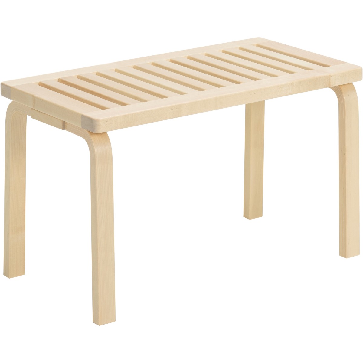 153B bench – Slatted seat – Natural lacquered birch