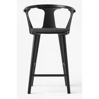 Fiord 191 + black lacquered oak - In Between barstool