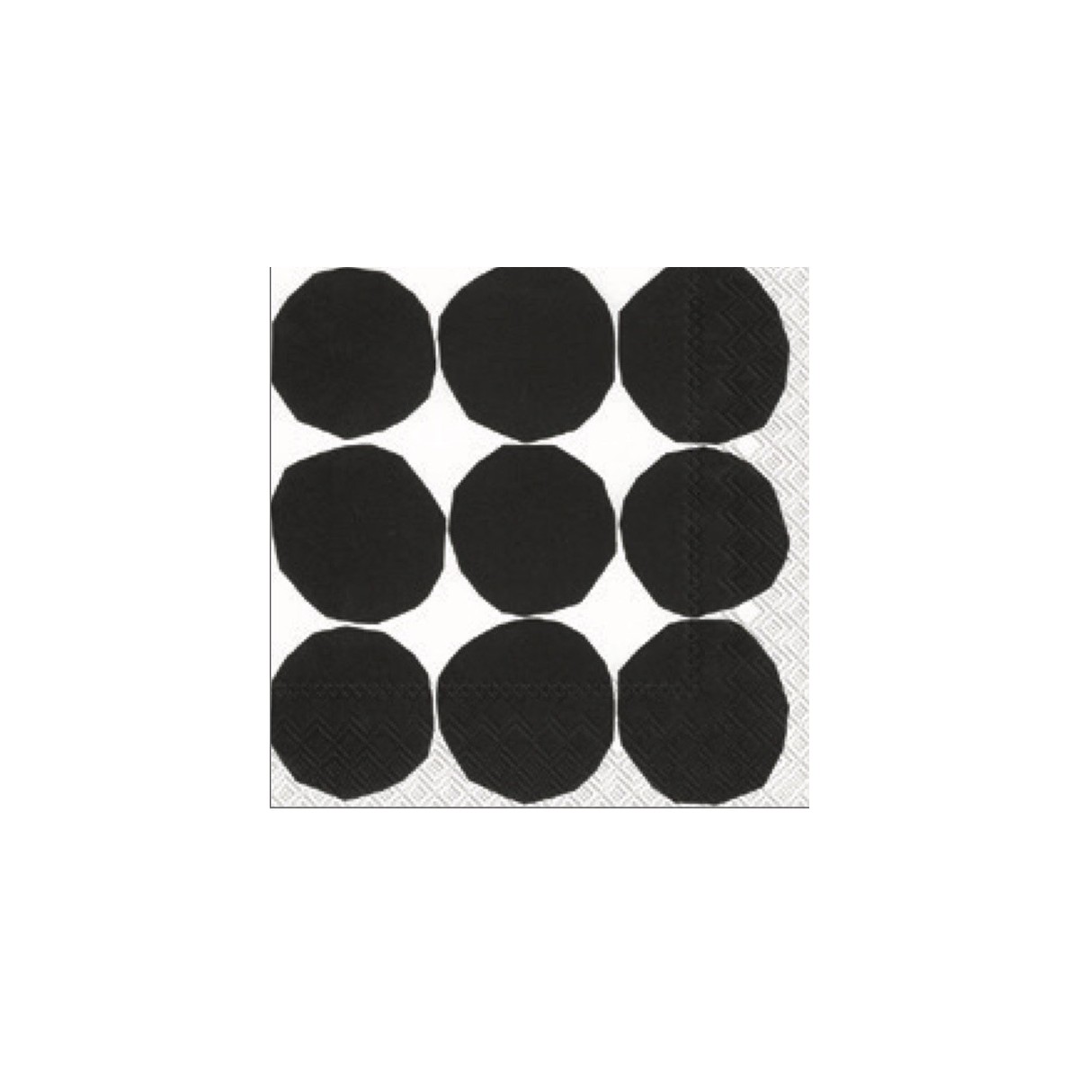 Kivet - black and white - 606479 - paper napkins