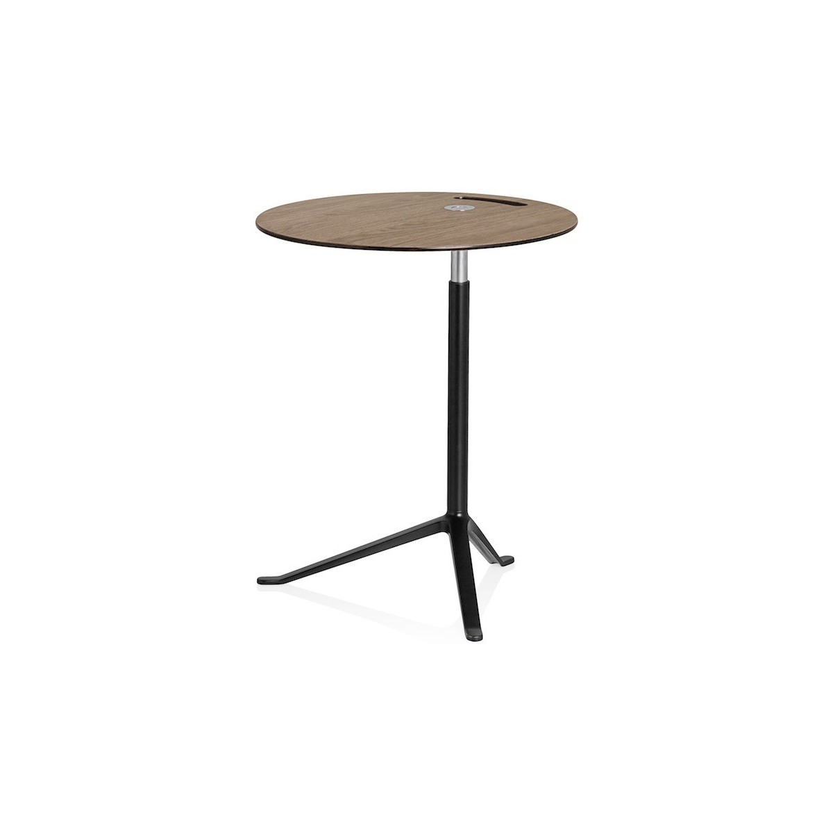 KS11 Little Friend table (Adjustable height) – Walnut / Black