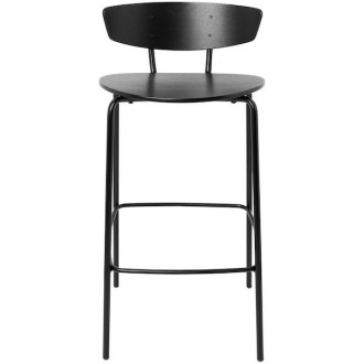 H64cm - black - Herman bar stool