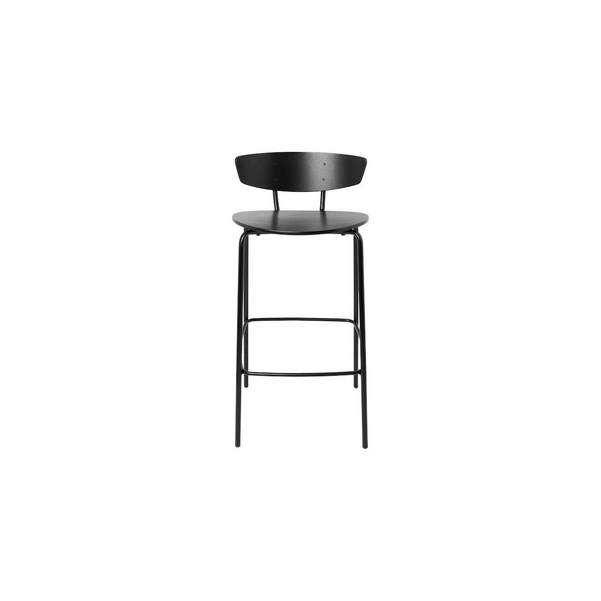 H64cm - black - Herman bar stool