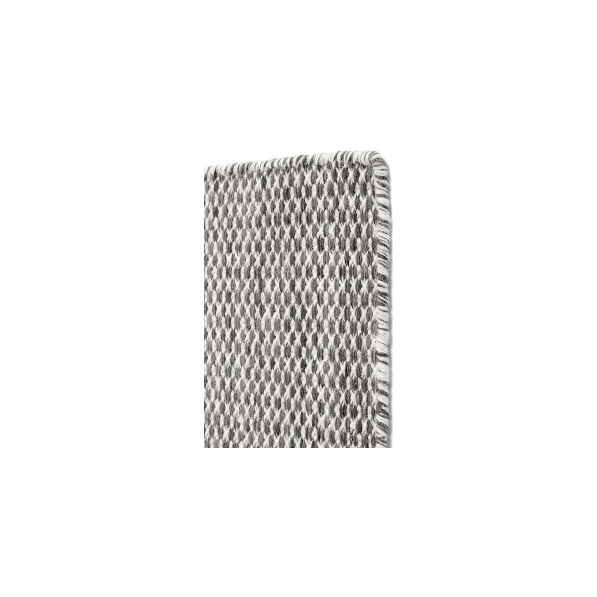 170x240cm - grey - Moiré Kelim rug