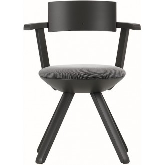 KG002 - black/white + asphalt - Rival chair