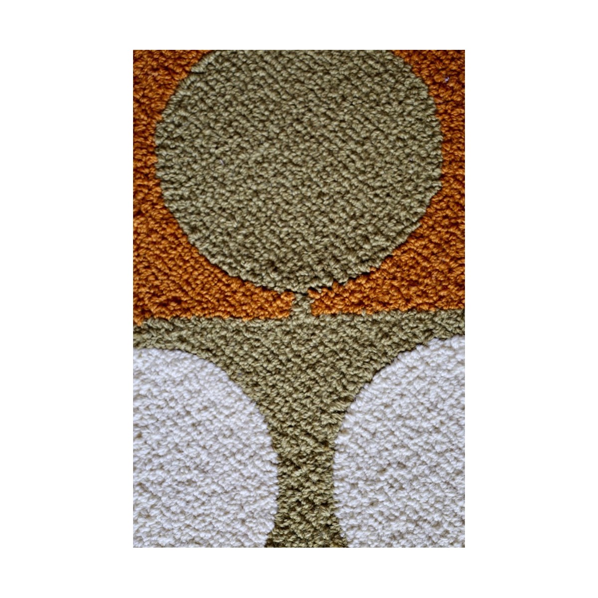 175x175 cm - yellow/orange - Circle rug