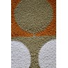 175x175 cm - jaune/orange - tapis Circle