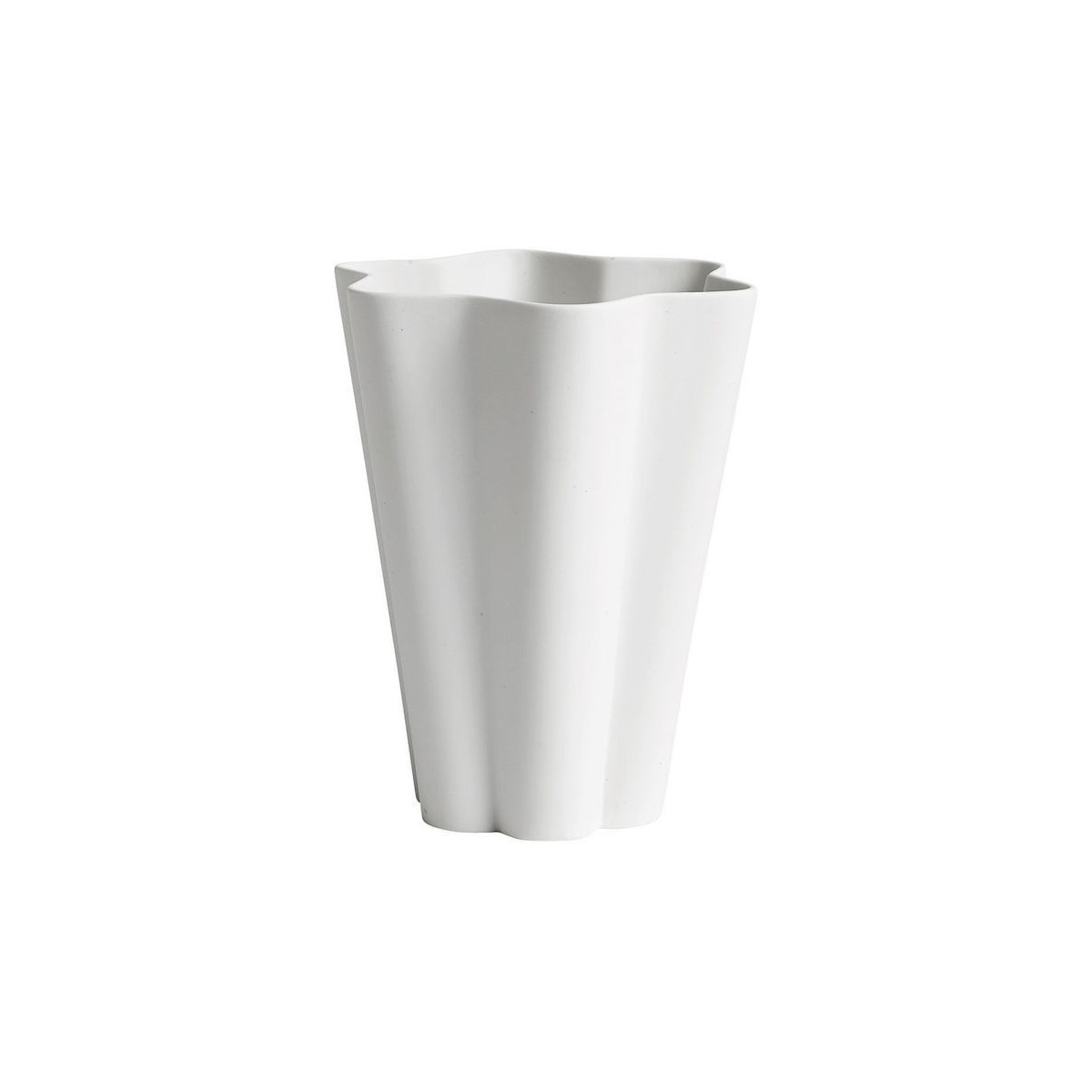 L - off white - Iris vase