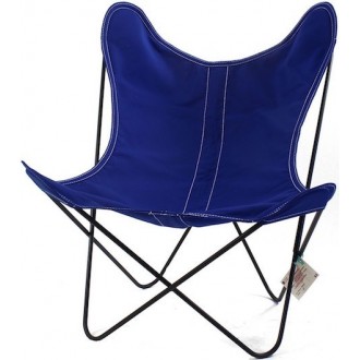 ink blue - black structure - AA Butterfly chair