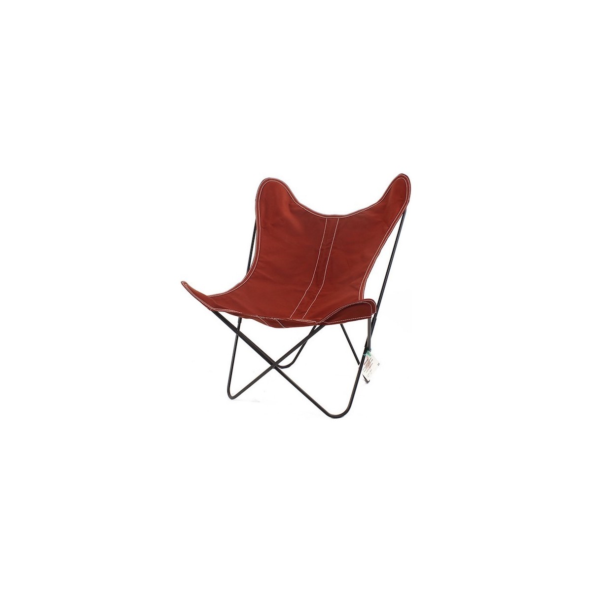 terre cuite - black structure - AA Butterfly chair