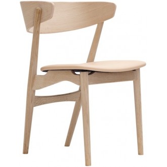 Spectrum Honey Sørensen leather + soaped oak - Sibast 7 chair