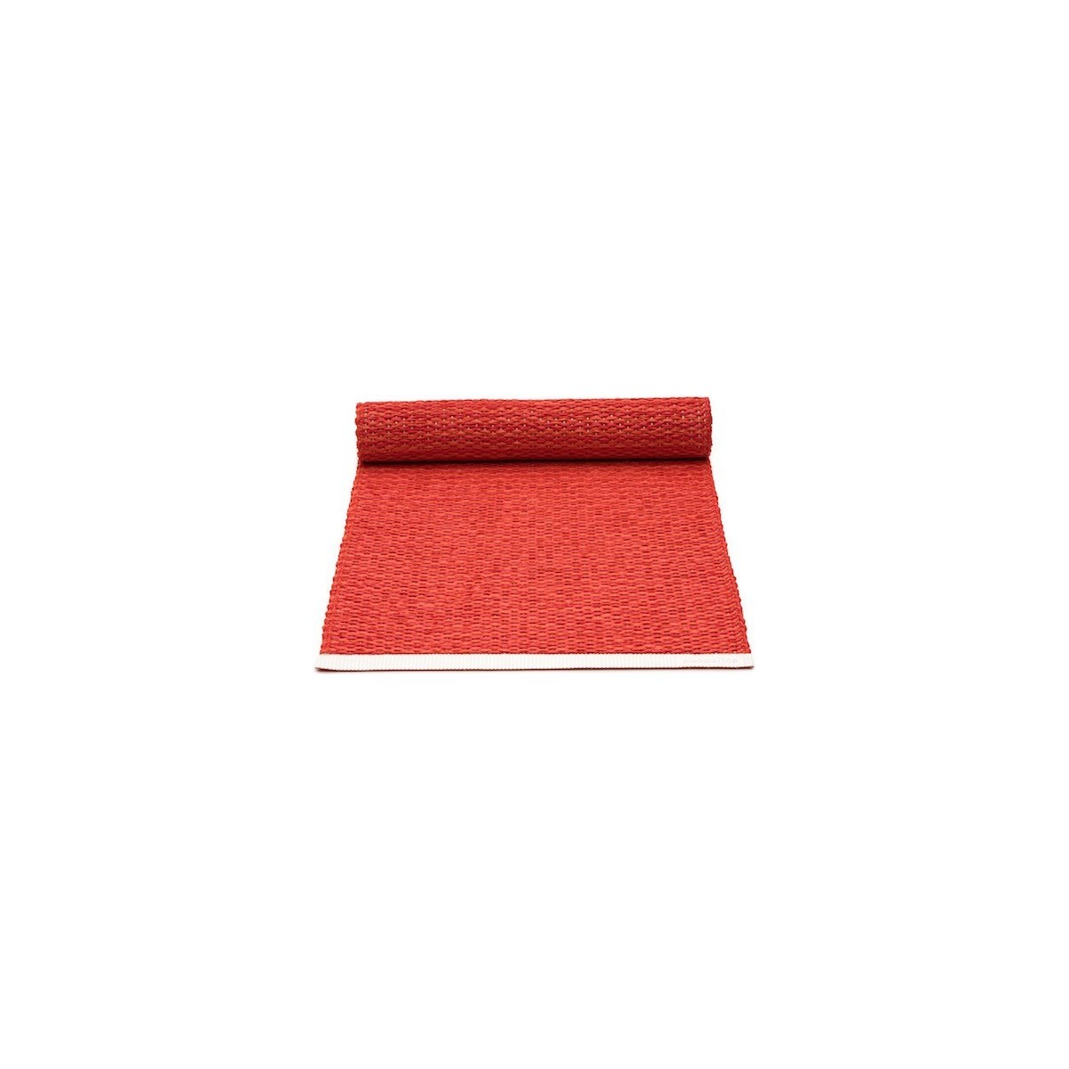 36x100cm - rouge / rouge corail - chemin de table Mono